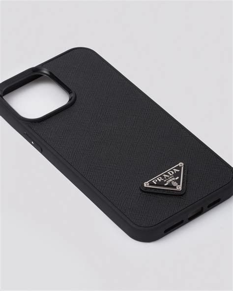 cover iphone 13 pro max prada|Black Saffiano Leather Iphone 13 Pro Max Case .